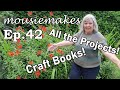 Mousiemakes pisode 42  tous les projets  fabriquer des livres  partir de ma bibliothque  tricot  crocheter