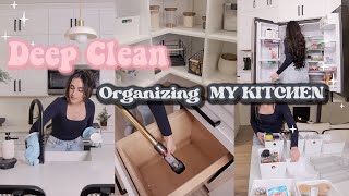 Deep Clean &amp; Organize my Kitchen With Me 🧼✨CLEANING MOTIVATION 2023