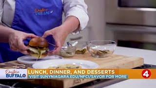 Daytime Buffalo: Lunch, dinner, and dessert from NFCI Students at Savor Restaurant