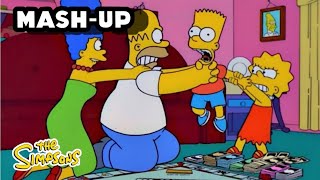 MASH-UP: Board Games Go Wrong | The Simpsons