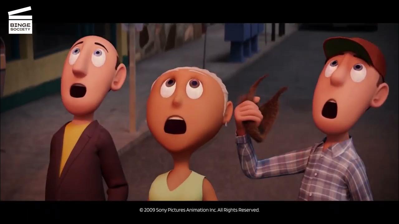 Cloudy With A Chance Of Meatballs Burger Cloudy with a Chance of Meatballs, It's Raining Burgers! Scene HD CLIP