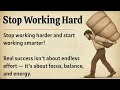 Stop Working Hard Work Smart Protect Your Energy The Secret To True Success Peace Of Mind mp3