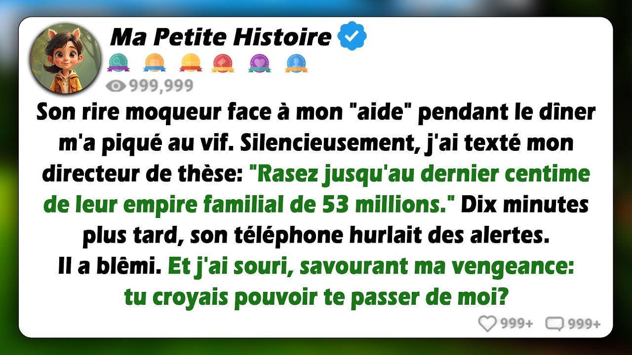 Mon mari milliardaire s'est moqué de mon aide. J'ai pris une décision stratégique qui a anéanti son