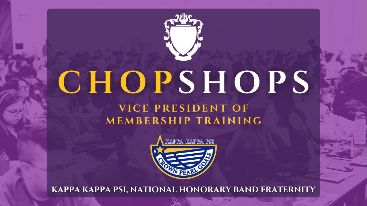Chapter Vice President for Membership Training | Chapter Operations Workshop #4 (2025-2027)