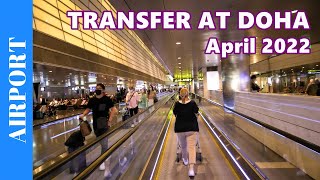 FLIGHT TRANSFER AT DOHA Airport (Hamad International Airport)  TRANSIT walk to connection flight
