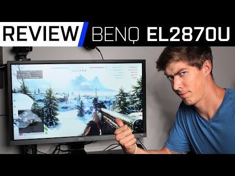 BenQ EL2870U REVIEW | BEST 4K Freesync Gaming Monitor Under $500