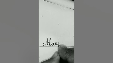 Signature For Manash In Cursive 🌺 || #shorts #youtubeshorts #shortsvideo #viralshorts #signature