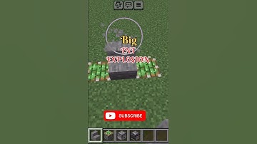 MINECRAFT BIG TNT EXPLOSION #minecraft #shorts