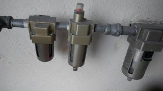 Harbor Freight Tools deccant water trap system reviews