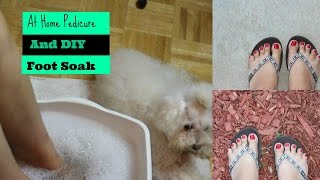 DIY Pedicure at Home – Foot Soak & Callus Remover Pinterest Facebook