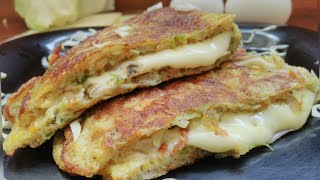 Keto Recipe - Keto Sandwich | LCHF Recipe | Omelette Sandwich image