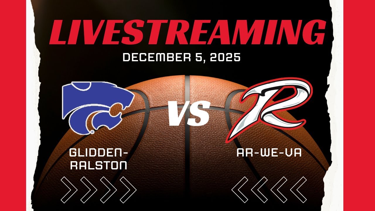 Livestreaming Girls High School Basketball: Glidden Ralston At At-We-Va 12-5-25