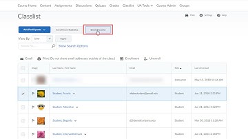 Classlist in D2L Brightspace