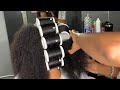 HOW TO: ROLLER SET NATURAL HAIR / FULL BOUNCY AND BEAUTIFUL SILK HAIR !