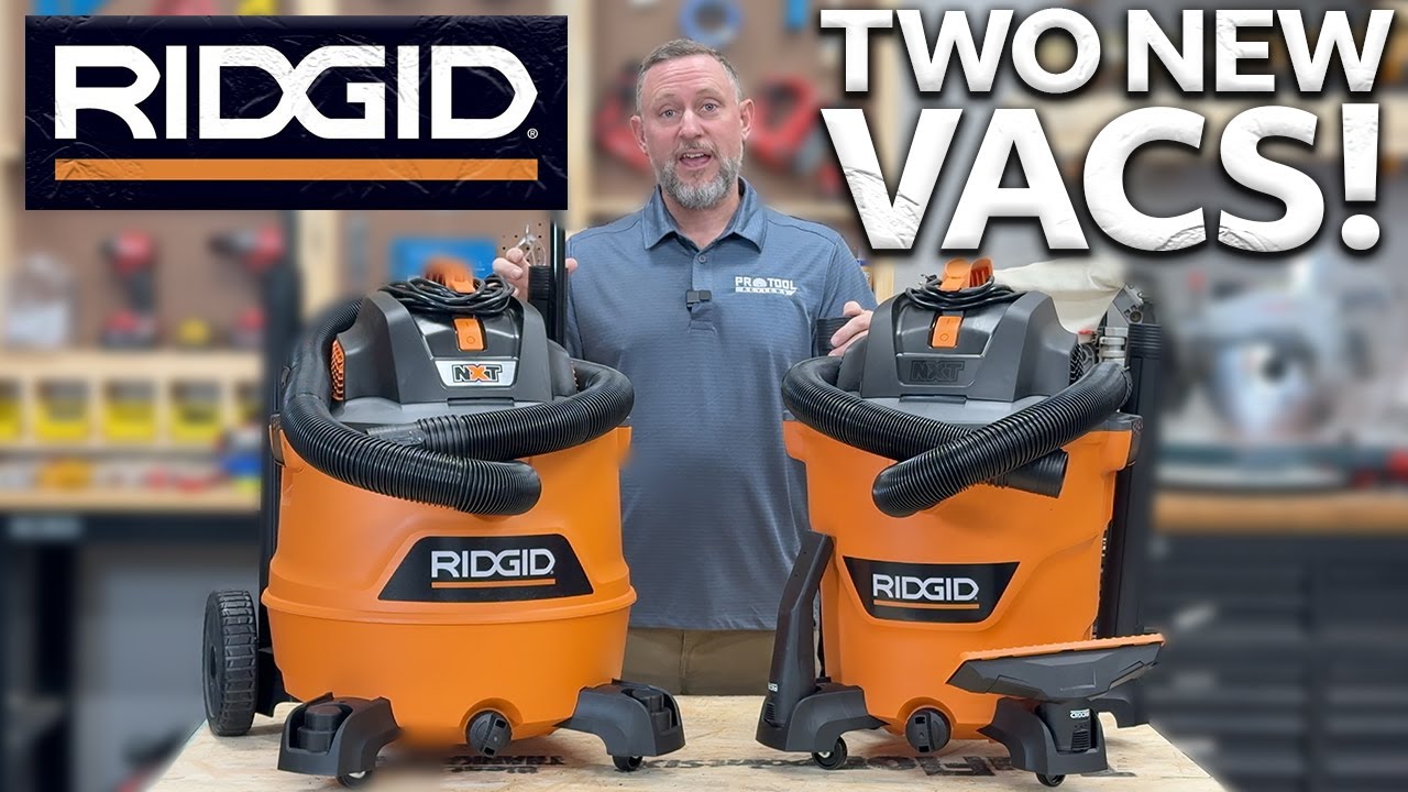 Два новых пылесоса Ridgid NXT и аксессуары к ним!