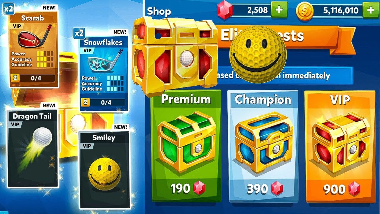 GOLF BATTLE - PURCHASING 2 VIP BOX WORTH OF 1800 GEMS