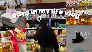 DAYS IN MY LIFE | class, being productive, going out, and more!