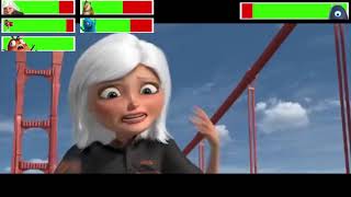 Monsters vs. Aliens Golden Gate Bridge Scene with healthbars (Edited By @GabrielD2002)