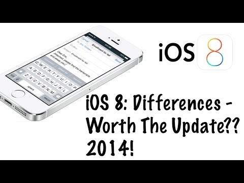 IOS 8 Differences Worth The Update 2014