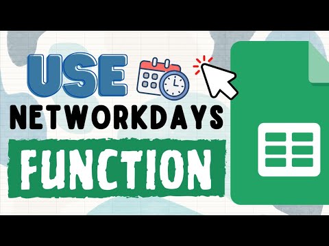 How to Use NETWORKDAYS Function in Google Sheets (Count Days)