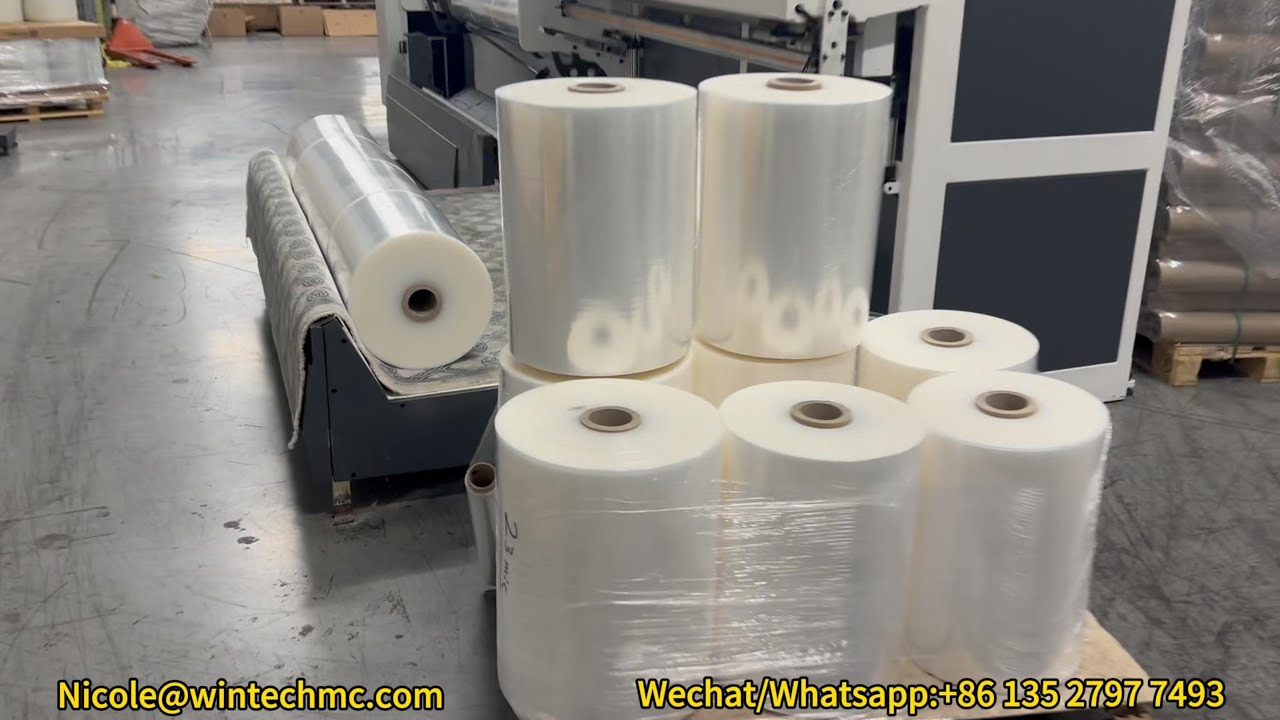 Productive 2 Meter PE Stretch Film Jumbo Roll Production Line，Good Price PE Stretch Film Machine