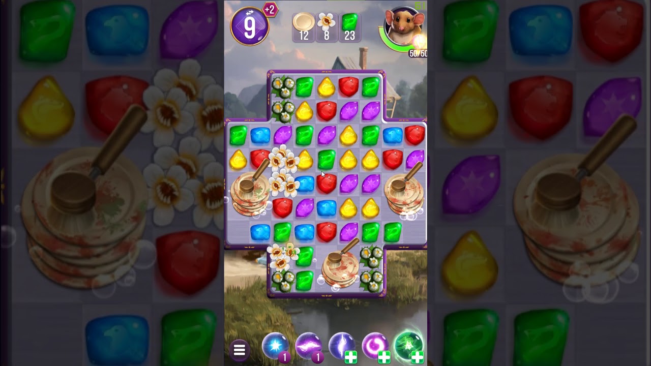 Harry Potter: Puzzles & Spells level 736 no boosters