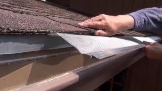EasyOn Gutterguard: Removing ramp in shingles