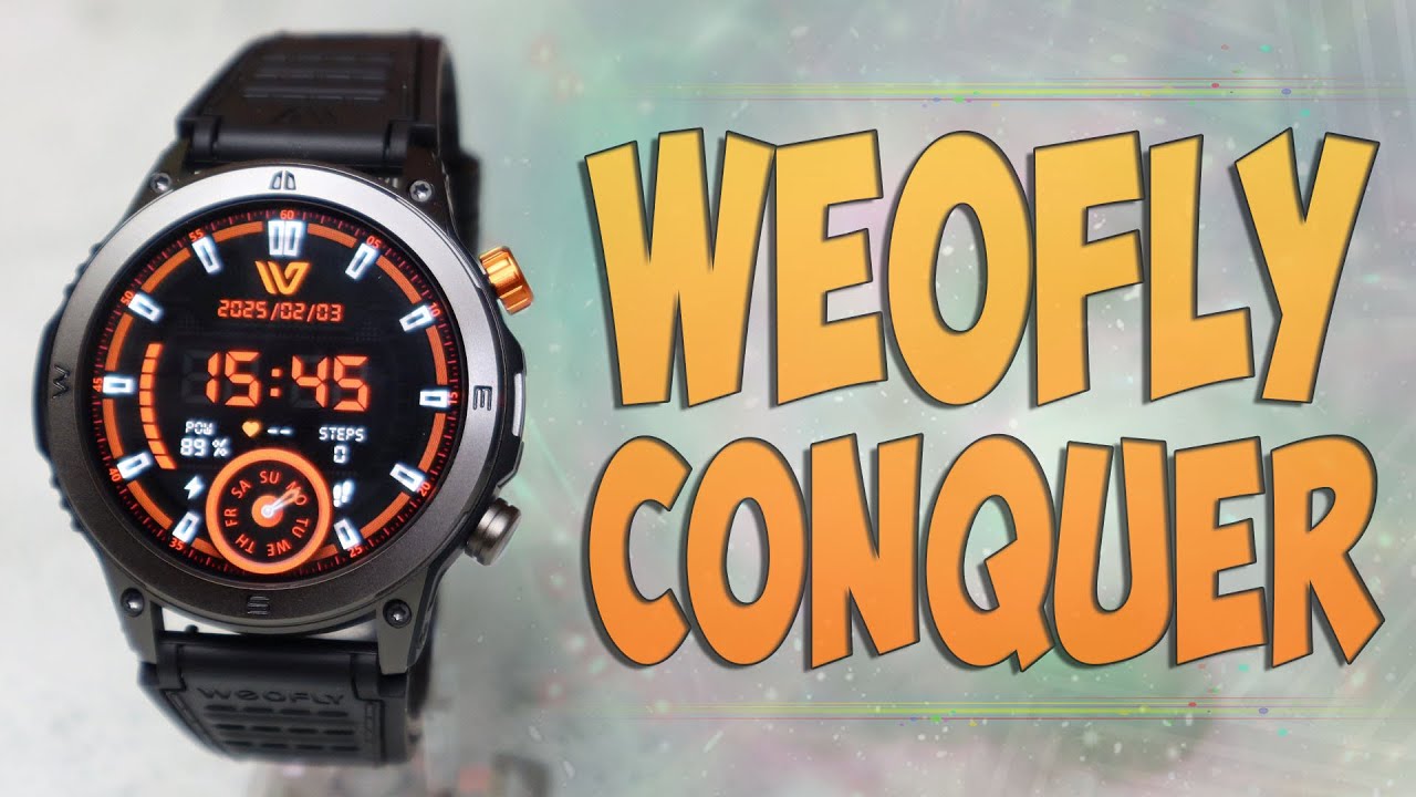 Weofly Conquer Обзор недорогих мужских смарт часов / Стиль за недорого