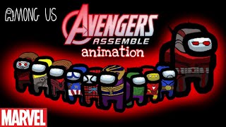 AMONG US But with Avengers Animated 🕳