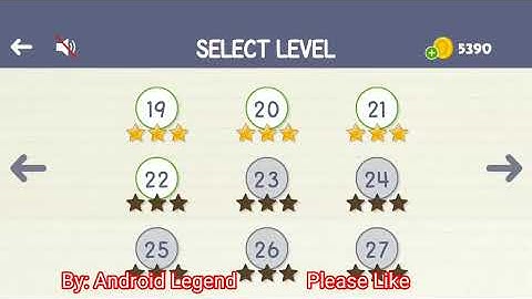 Brain Physics map 21 Level 2, 3 stars Android
