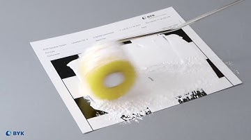 Foam Test Roller Application of Dispersion Paint | Test Methods | BYK Additives