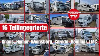 Teilintegrierte Wohnmobile | Knaus, Hymer, Carado, Weinsberg, Benimar, LMC | verschiedene Modelle