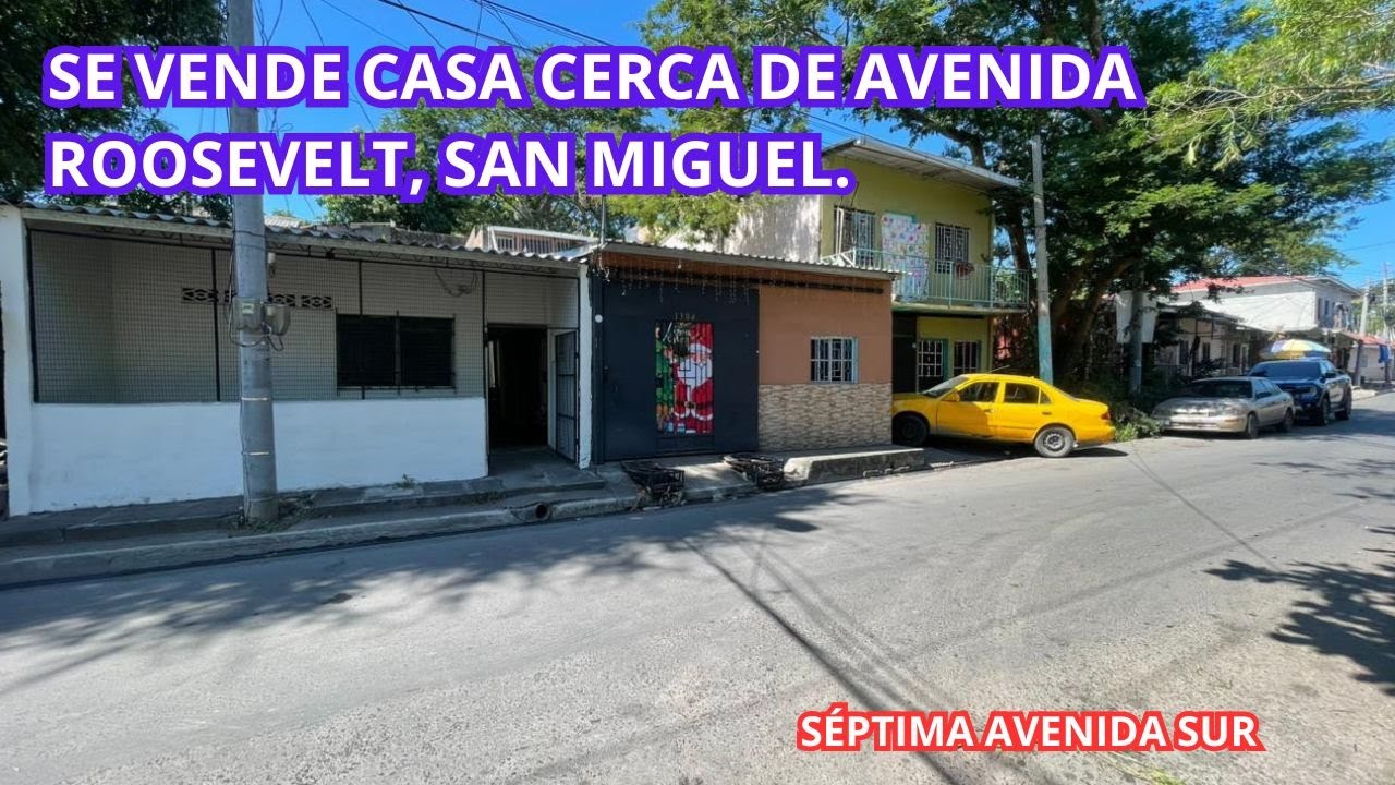 (NO DISPONIBLE) CASA EN SEPTIMA AV SUR/CERCA DE AVENIDA ROOSEVELT/$52,000/WSAPP: +503 7281 1727