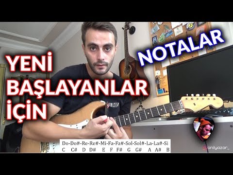 Yeni Başlayanlar İçin Gitarda Notaları Bulma