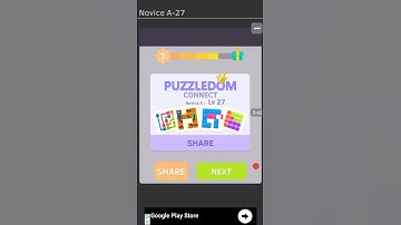 Puzzledom connect novice A level 27 walkthrough