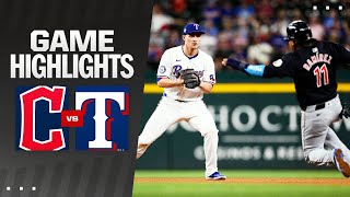 Guardians vs. Rangers Game Highlights (5/13/24) | MLB Highlights