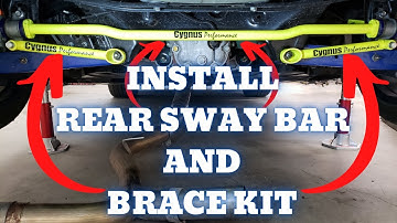 2015+ WRX STI Rear Sway Bar & Brace Kit Install