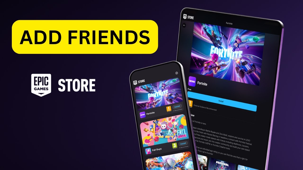 How to Add Friends in Epic Games 2025? - YouTube