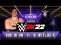 Andre The Giant vs The Undertaker WWE 2K22 gameplay #22