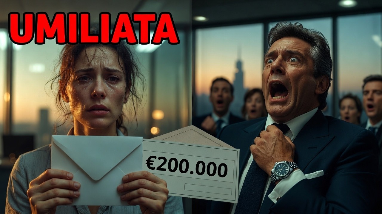 Il Capo La Umiliava Per 1200€ Al Mese… Poi Lei Apre La Busta E Succede L’IMPENSABILE