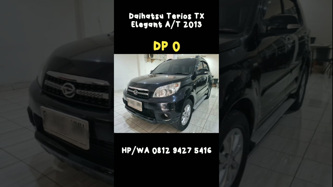 daihatsu terios tx elegant matic 2013 