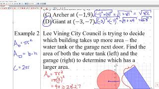 Geometry notes 7-6 Coordinate Plane Word Problems
