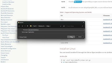 Skillgo -Install AsciidocFX