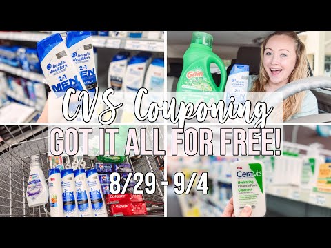 FREE CVS COUPONING HAUL! 🔥 (8/92-9/4) MAKING IT WORK ON A SLOW WEEK!