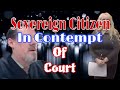 Sovereign Citizen Returns From Contempt Of Court