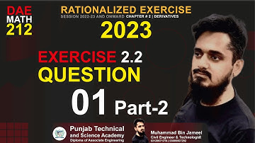 DAE MATH 212 Chapter 2 Exercise 2.2 Question 1 Part 2 #math212
