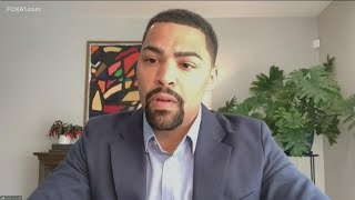 Eric Russell, Chairman of CT Democratic Party, discusses President Biden's visit to CT