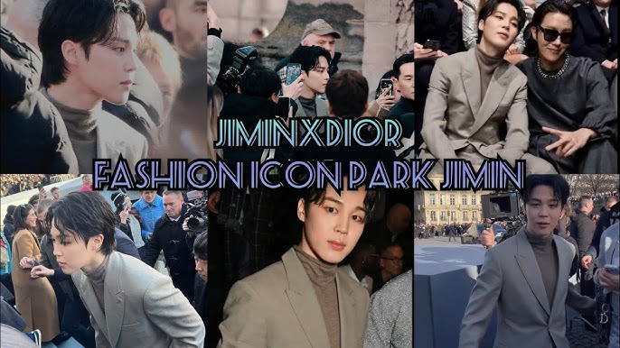 BTS' Jimin, J-Hope Twin In Grey Dior Outfits At Paris Fashion Week