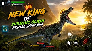 👑 The NEW KING of Jurassic Clash Primal Dino Sim! 🦖🔥 screenshot 1