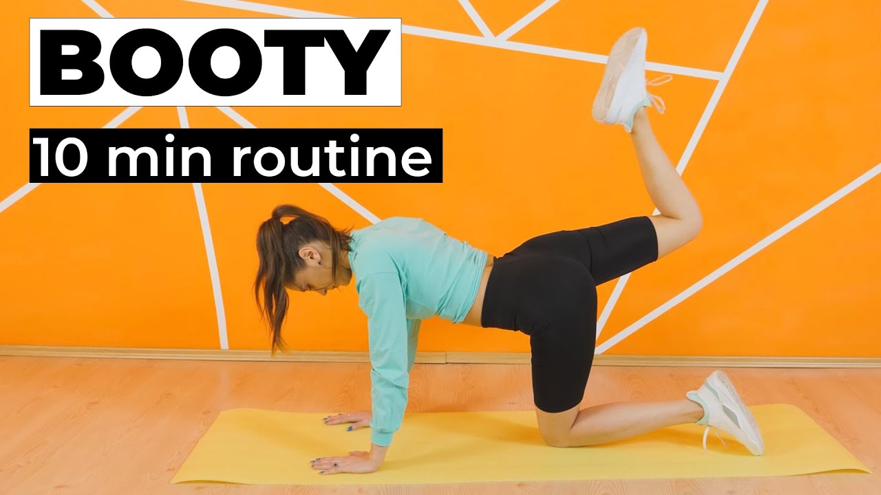 10 Minutes Booty Workout : 10 MIN BOOTY BURN // No Equipment – WXSPZZ